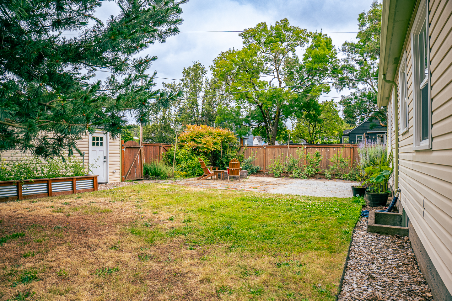 Backyard at 5806 NE 32nd Place